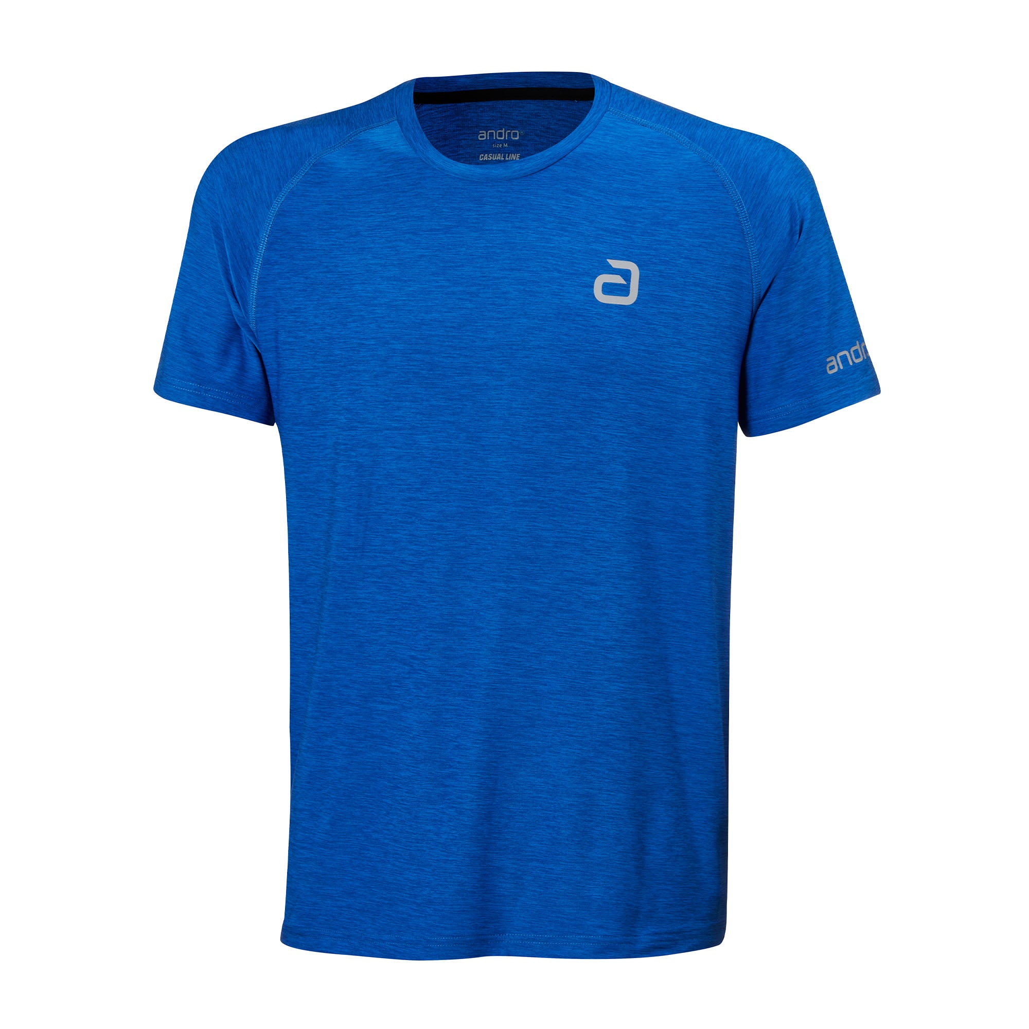 Andro Shirt Melange Alpha ocean blue