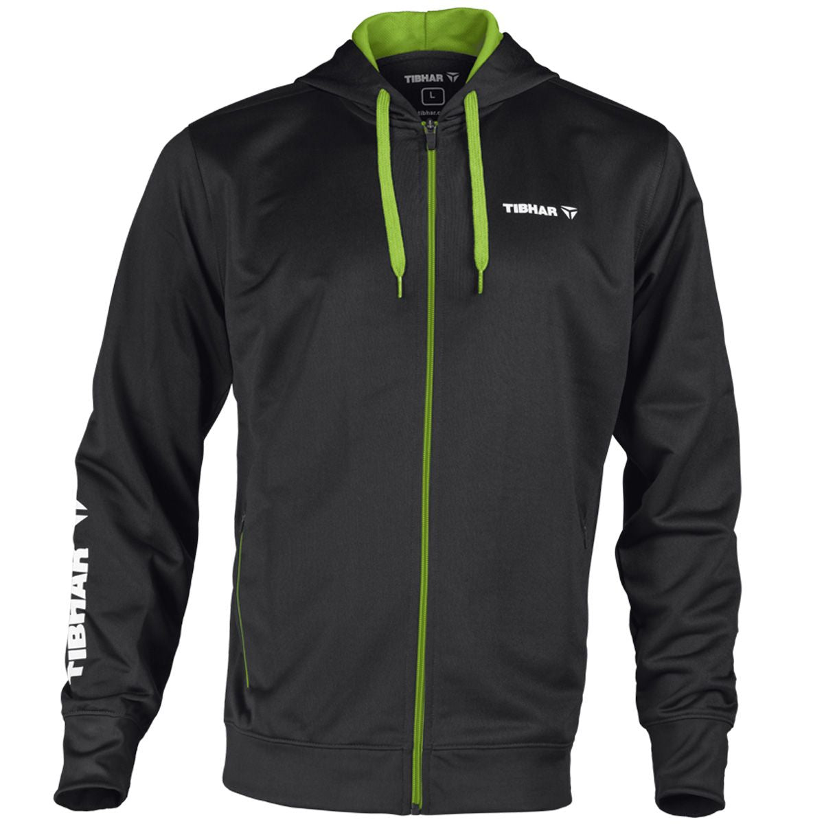 Tibhar Tracksuitjacket Mundo black/green