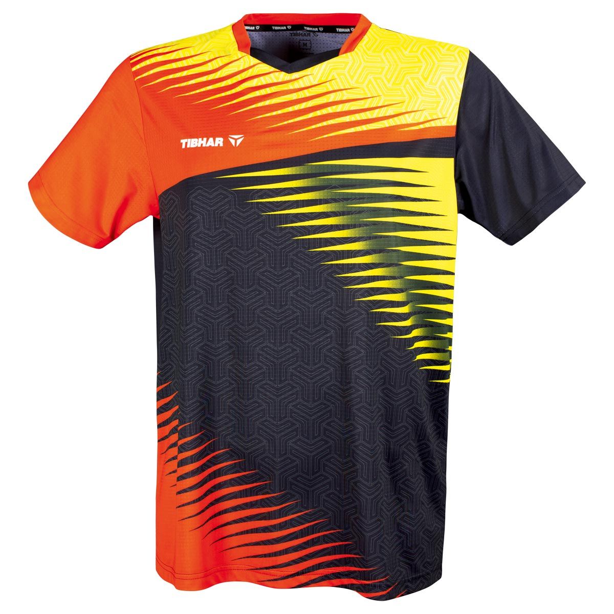 Tibhar shirt Azur orange/black