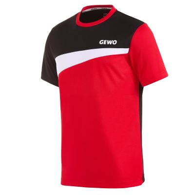 Gewo shirt Fondi III red/black