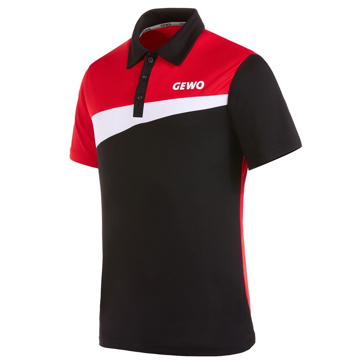 Gewo shirt Fondi IV black/red