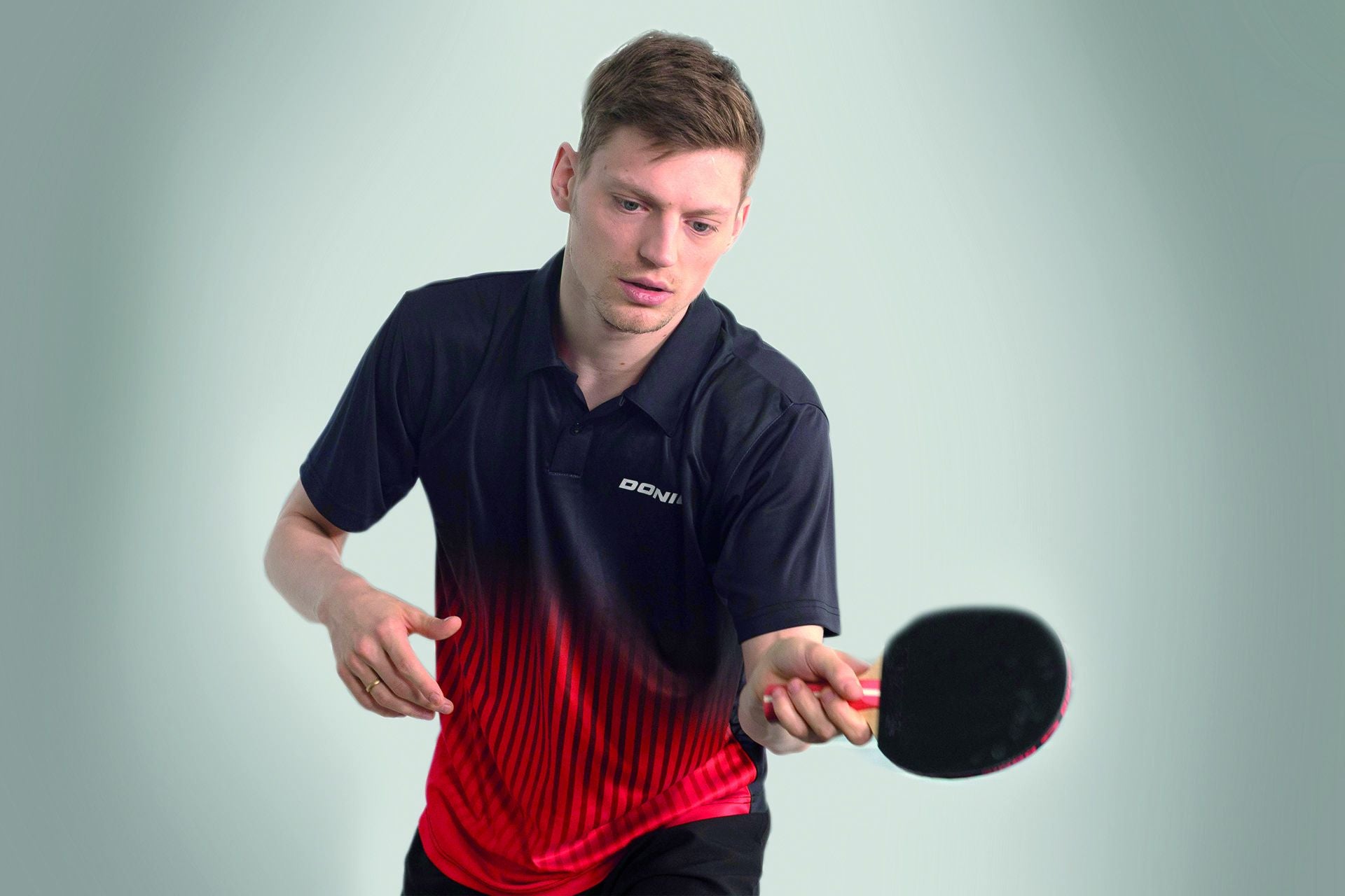Donic shirt Nuvon black/red