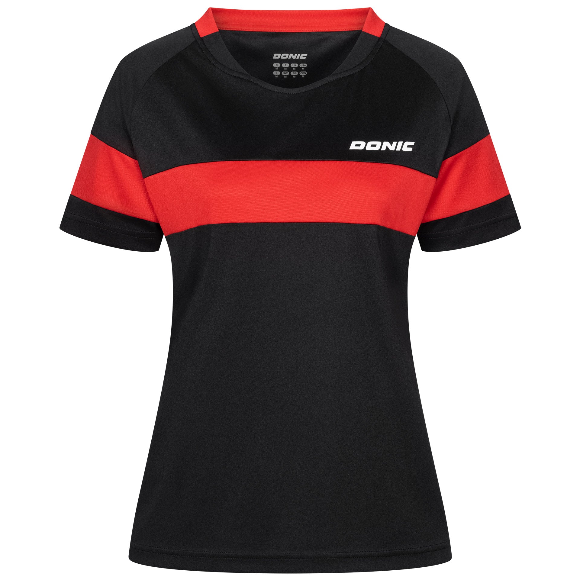 Donic shirt Nitro Lady black/red