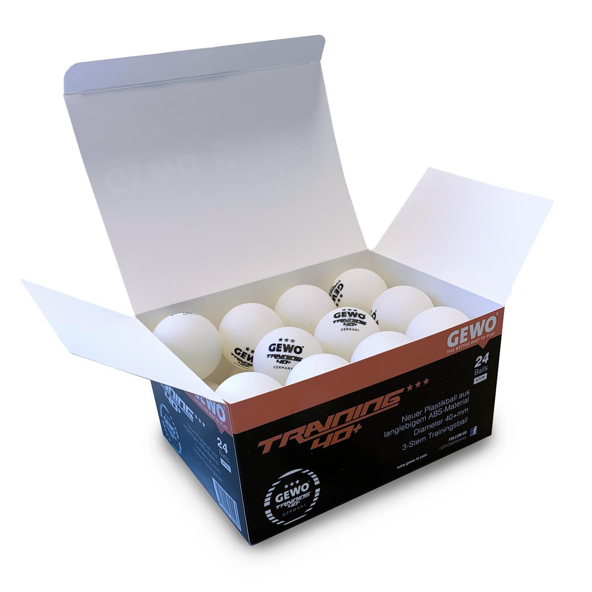 Gewo Balls Training 40+***(24) white