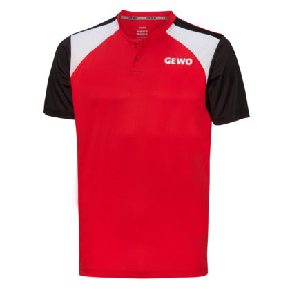 Gewo T-Shirt Zamora red/black
