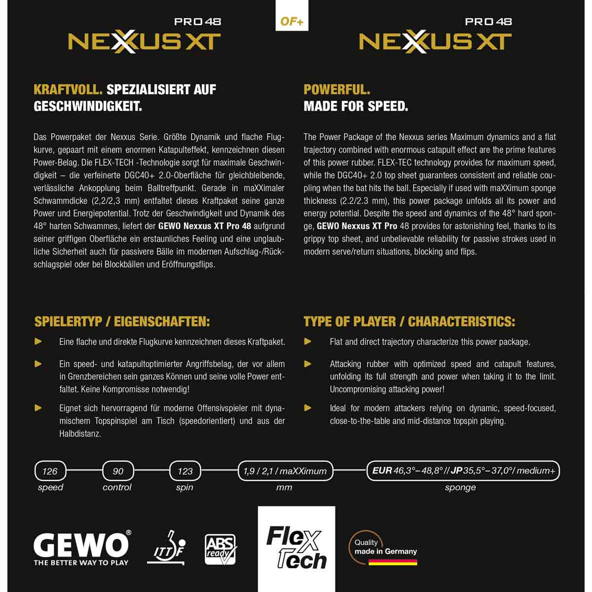 Gewo Nexxus XT Pro 48