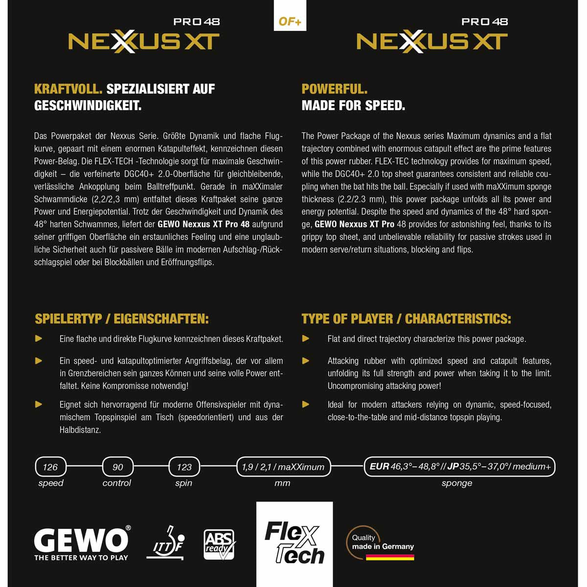 Gewo Nexxus XT Pro 48