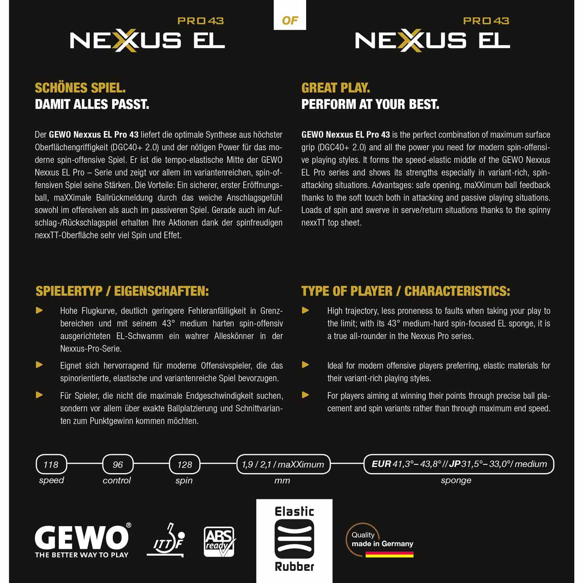 Gewo Nexxus EL Pro 43