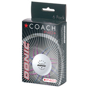 Donic Ball Coach P40+ *white (6)