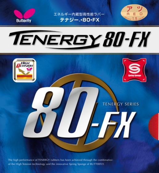 Butterfly Tenergy 80 FX